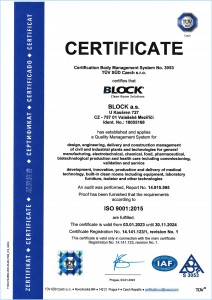 Block CRS - Сертифікація 