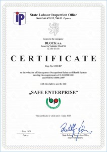 Block CRS - Сертифікація 